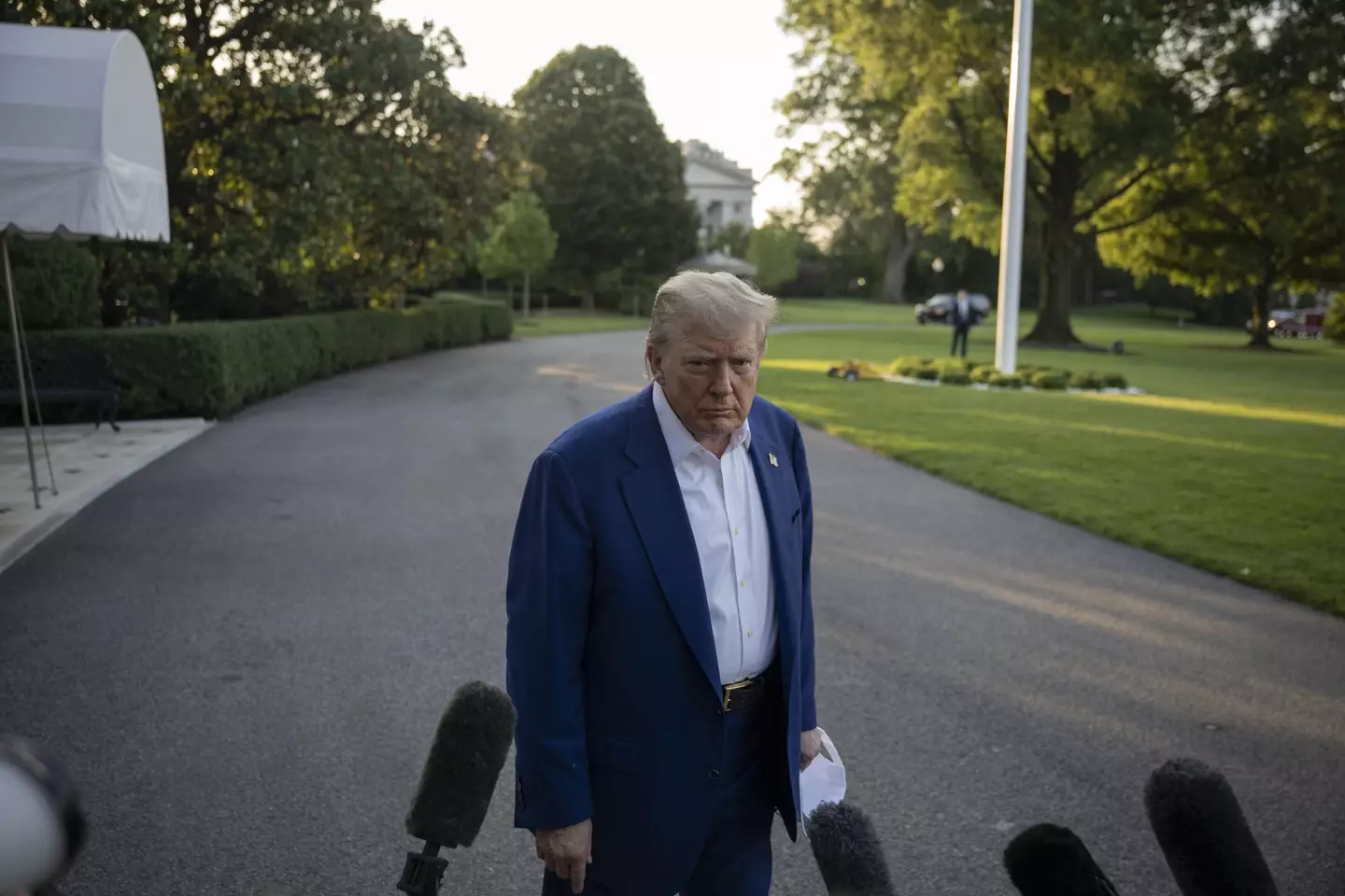 Donald Trump just leaked a private text message with Secretary General of Nato, Mark Rutte (Celal Gunes/Anadolu via Getty Images)