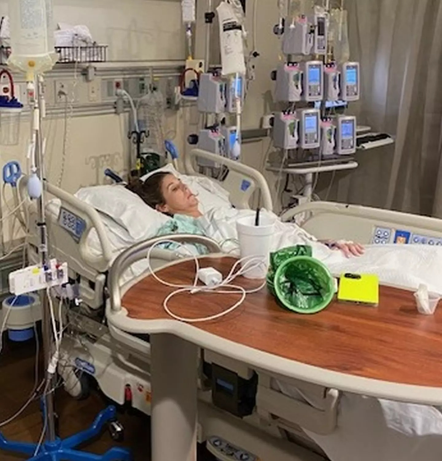Ashley was in intensive care for days (Kennedy News and Media)