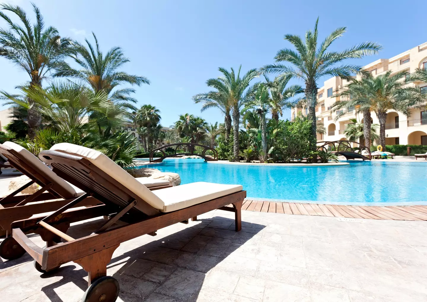 The sun bed wars are fierce on holiday. (Getty Stock Images)