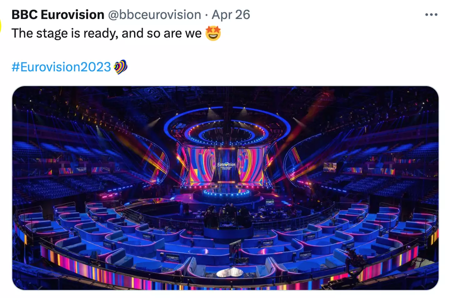 Eurovision is underway.