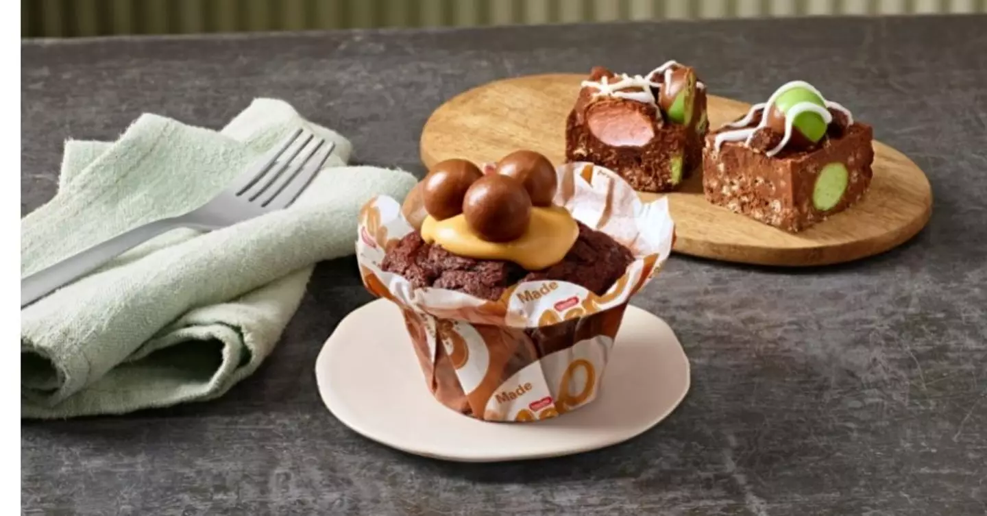 Costa's new Chocolate & Caramel Muffin with Aero. (