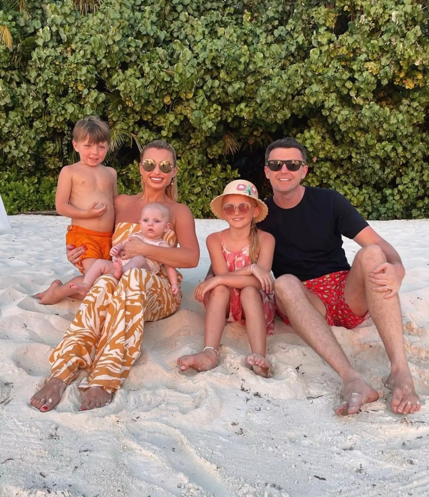 Billie Faiers recently took her family to the Maldives.