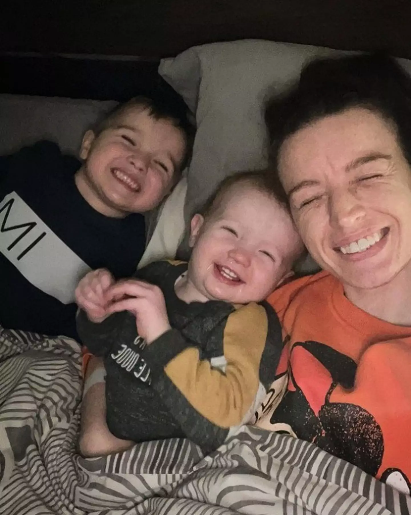 Her last Instagram post with her children.