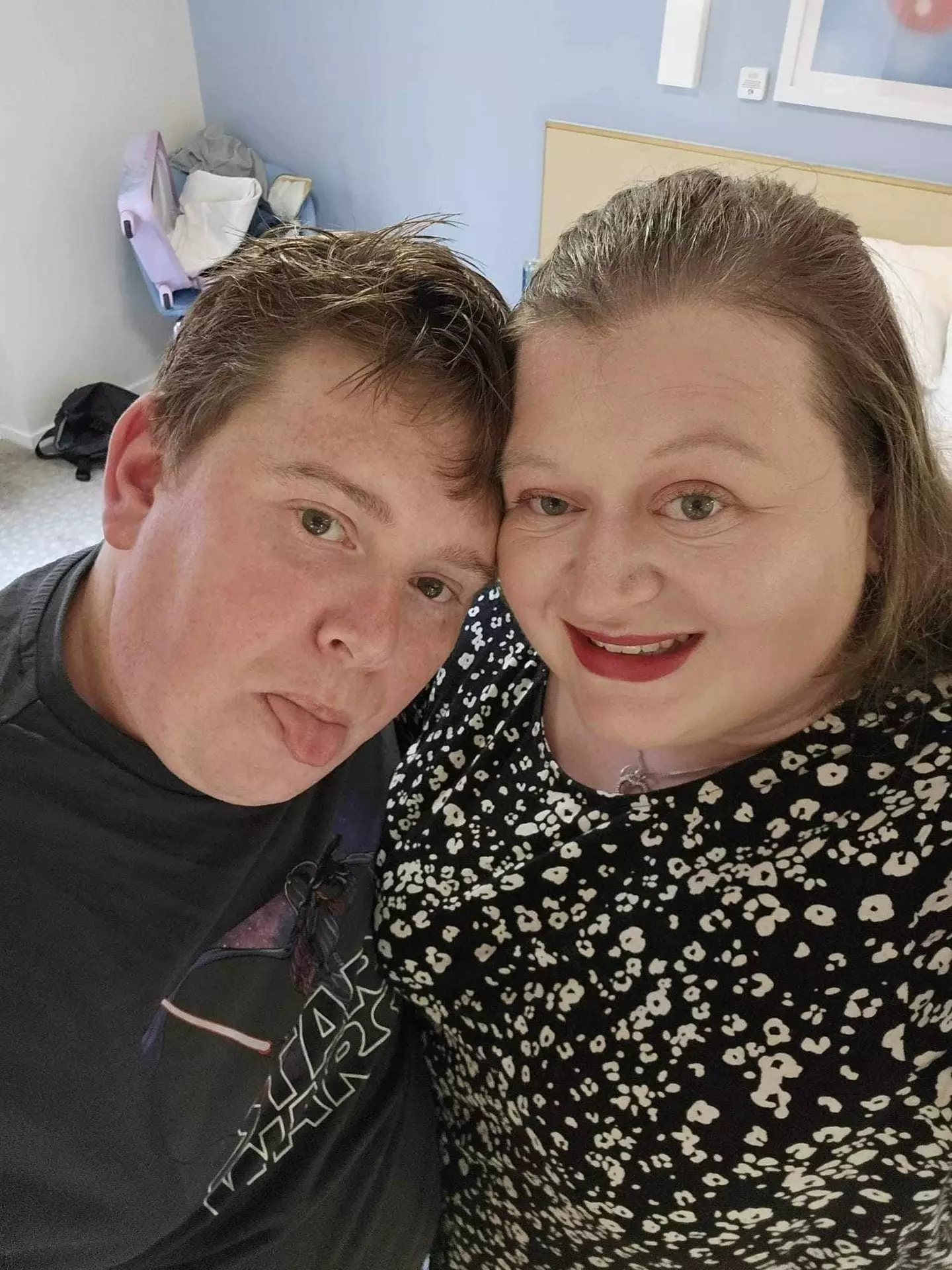 Laura worked for the NHS just like her husband Carl.