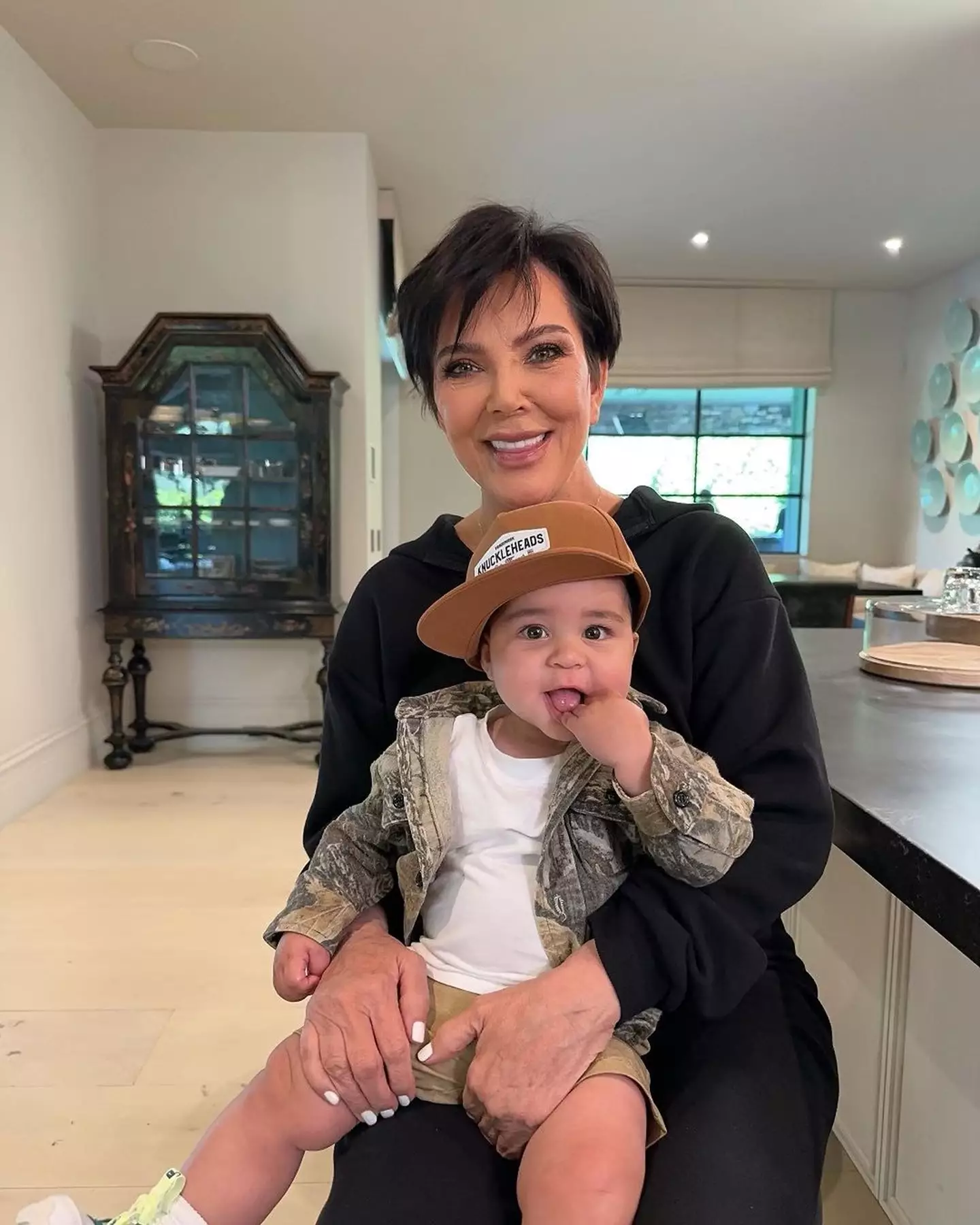 Kris Jenner compared her grandson to her late husband, Robert.