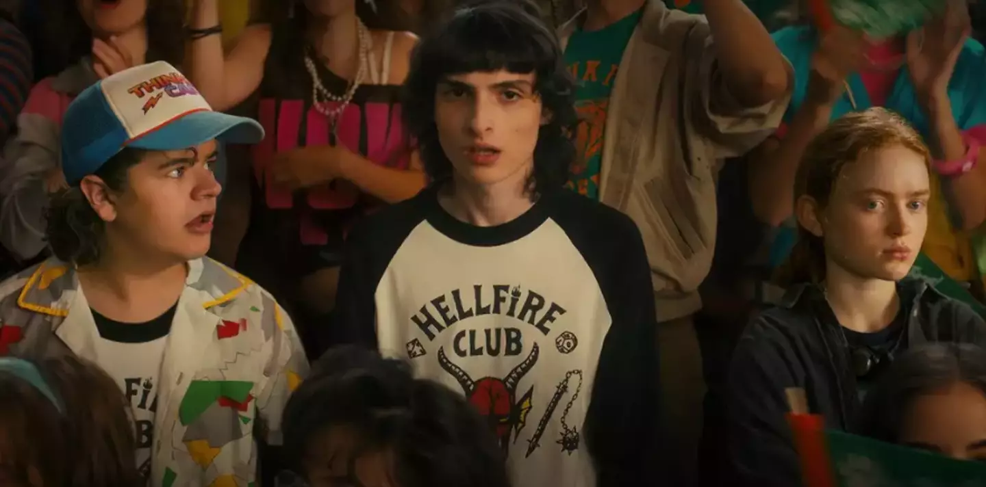 Finn Wolfhard has debuted a new look (Netflix)