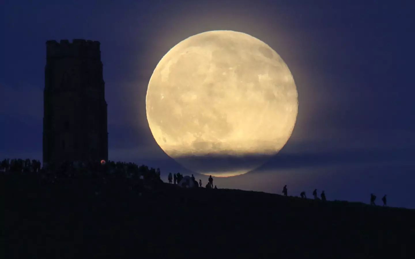 The Flower Moon peaks and will be visible on 23 May at 1.53pm in the UK. (Matt Cardy/Getty Images)