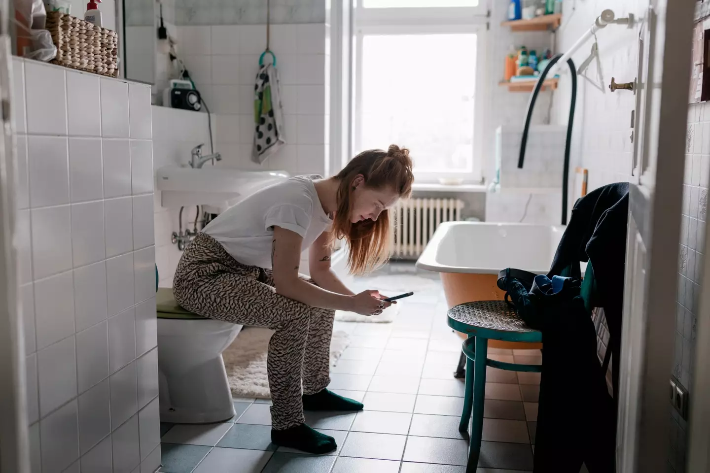 'Bathroom camping' is the latest Gen Z trend to storm social media (Getty Stock Image)
