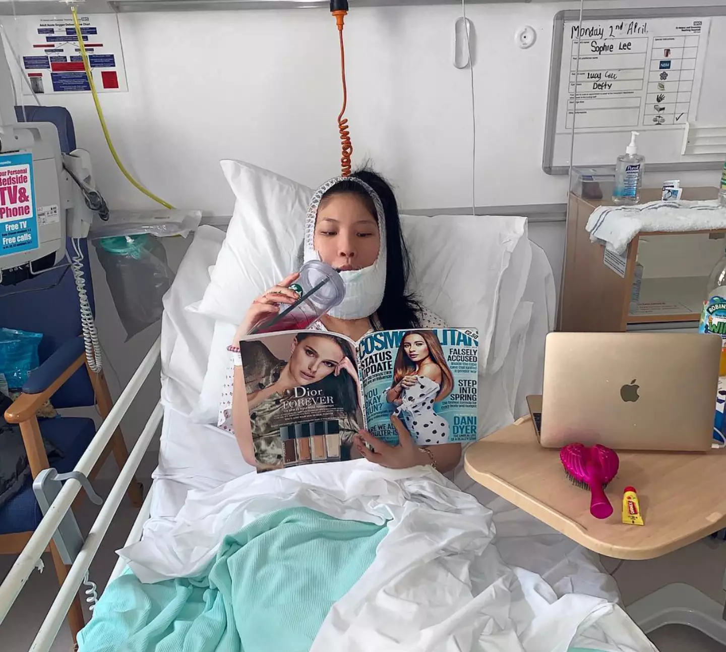 The dancer's ordeal has ultimately helped other people.