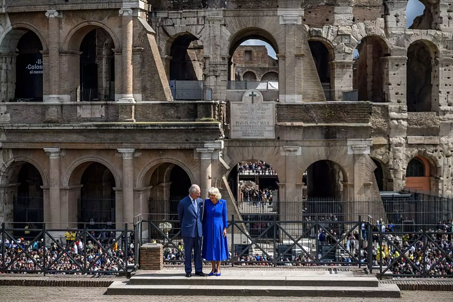The pair have been on a state visit to Rome (Antonio Masiello/Getty Images)