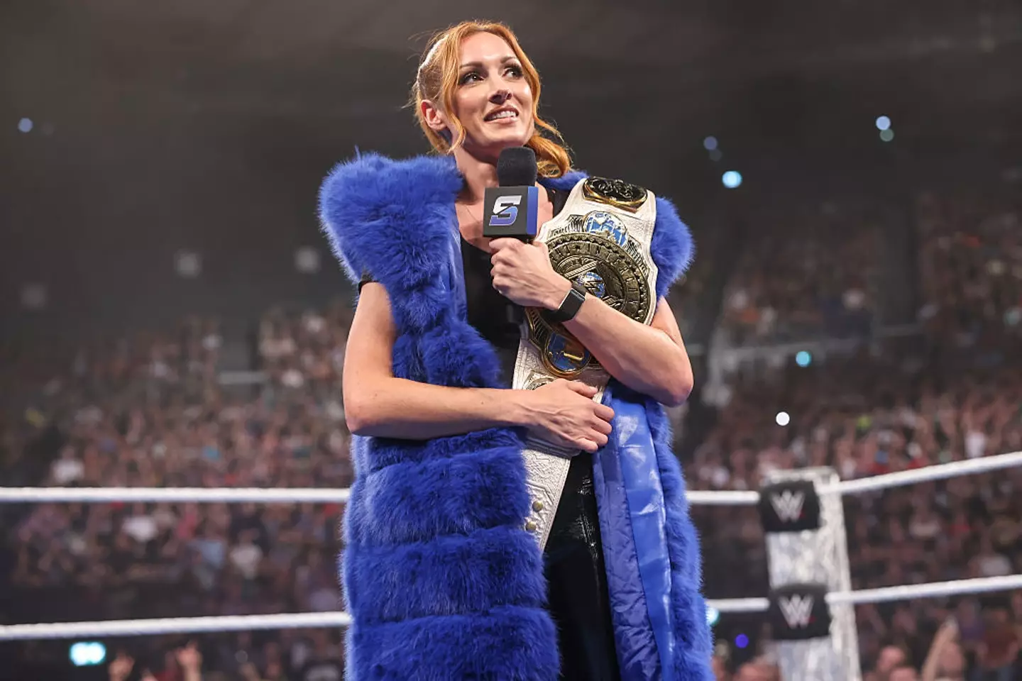 Kelly reacted to Lynch's comments (Bradlee Rutledge/WWE via Getty Images)
