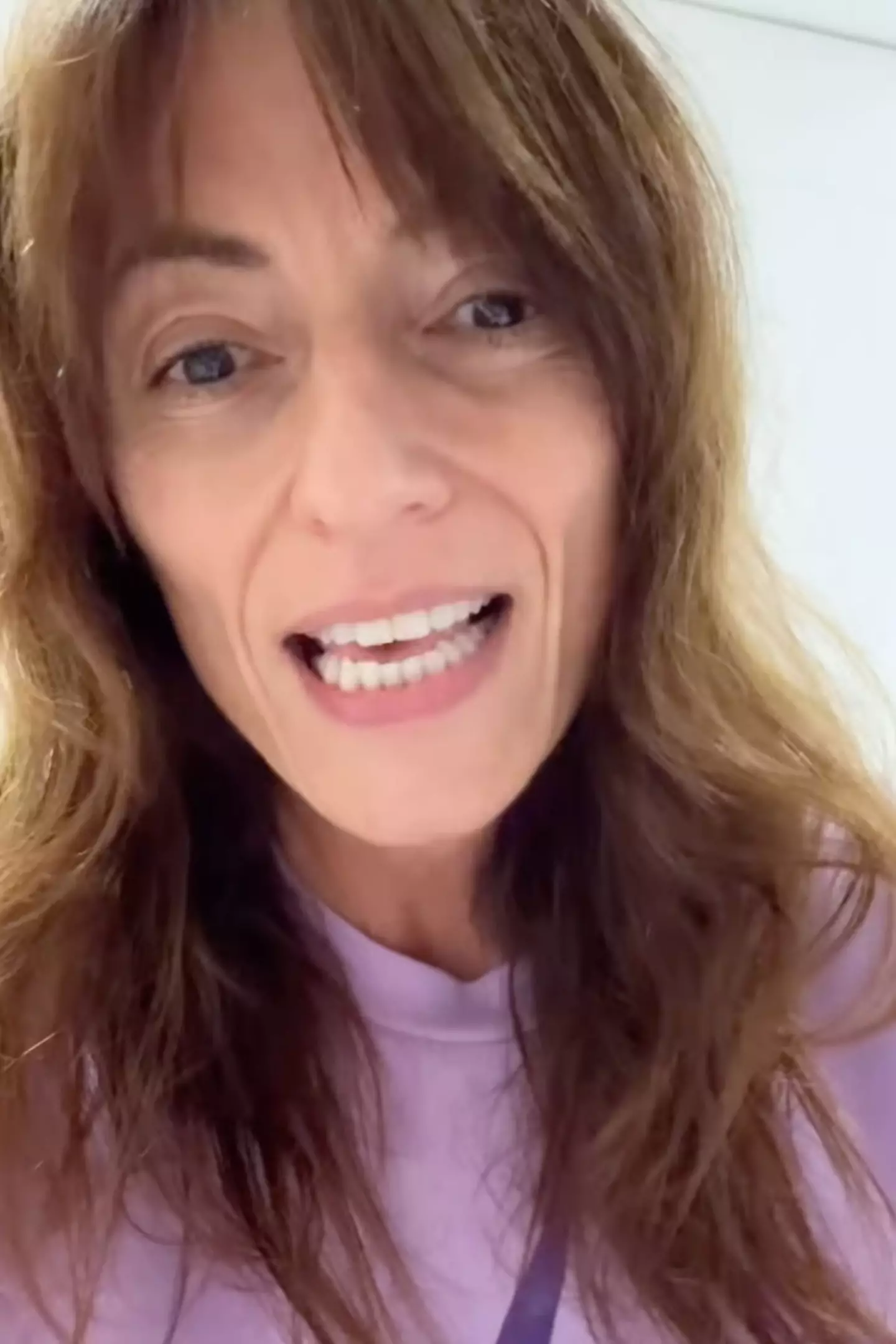 Davina McCall has been diagnosed with a benign brain tumour (Instagram/@davinamccall)