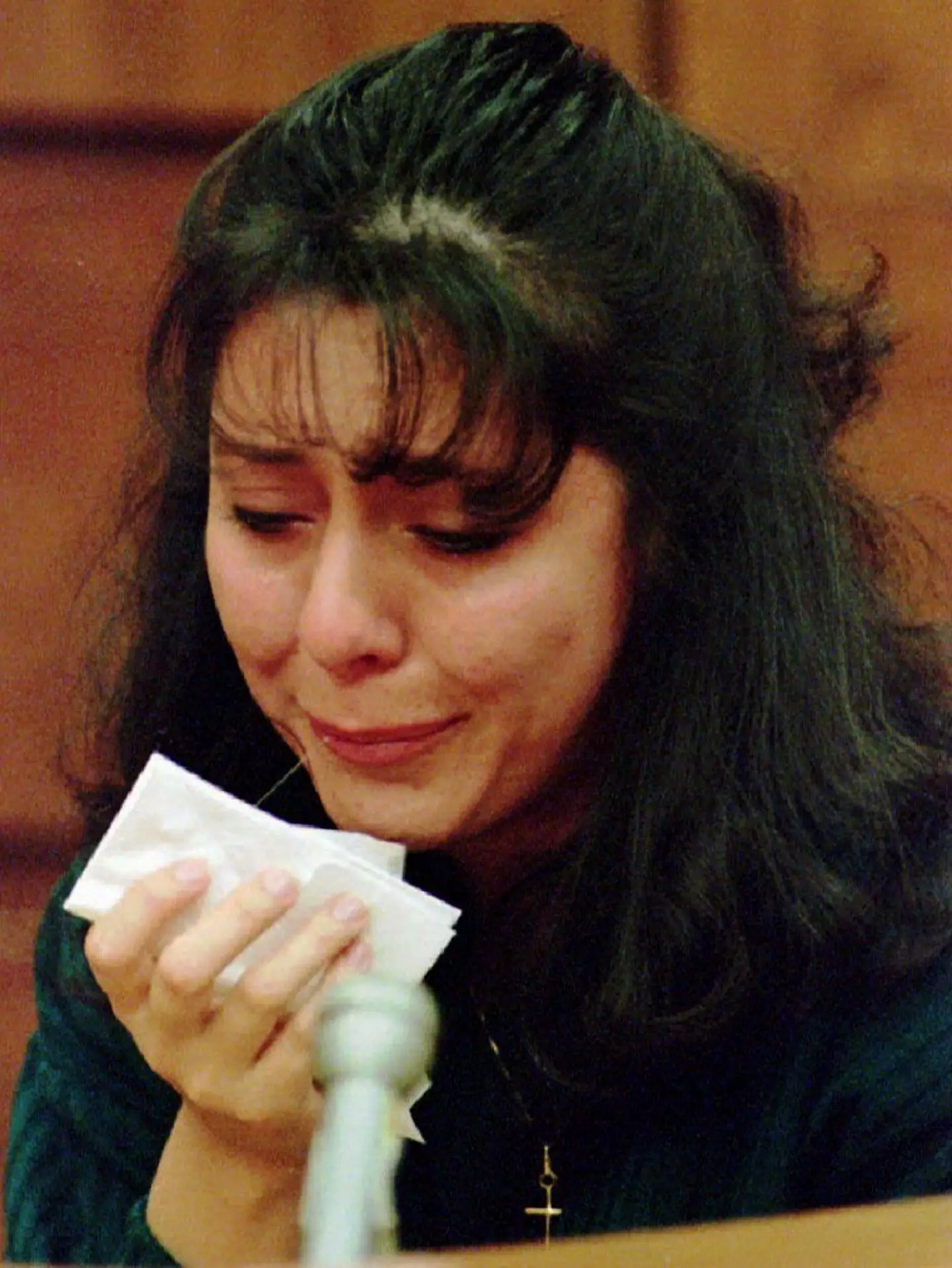 The then 24-year-old pointed to suffering years of abuse at the hands of her husband (POOL / Contributor / Getty Images)