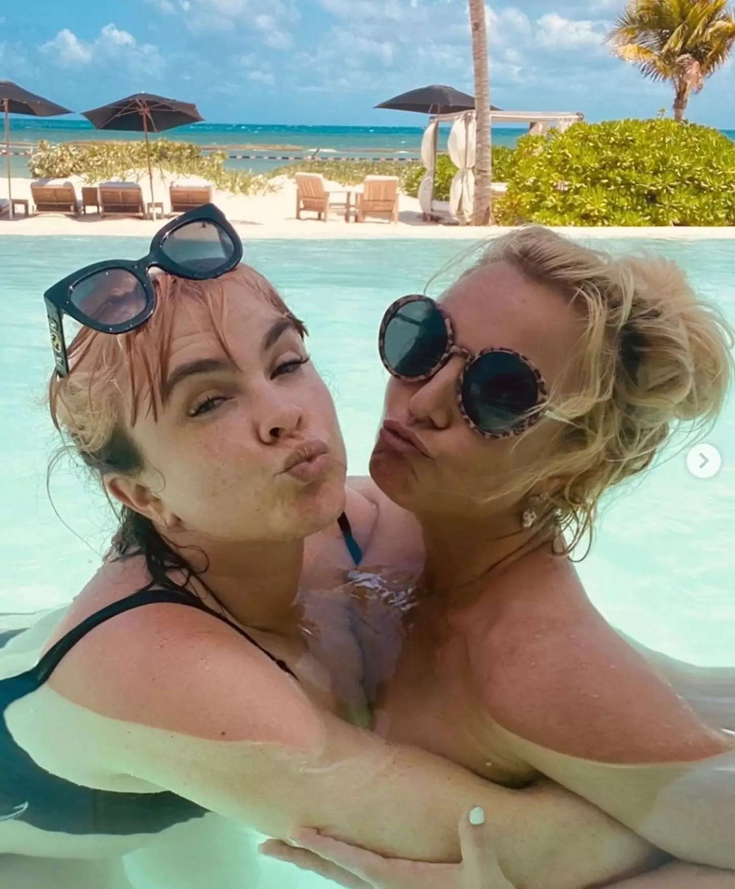 Previously, the pop icon told fans that she just returned from a holiday with Sam when she thought she might be pregnant (Instagram Britney Spears).