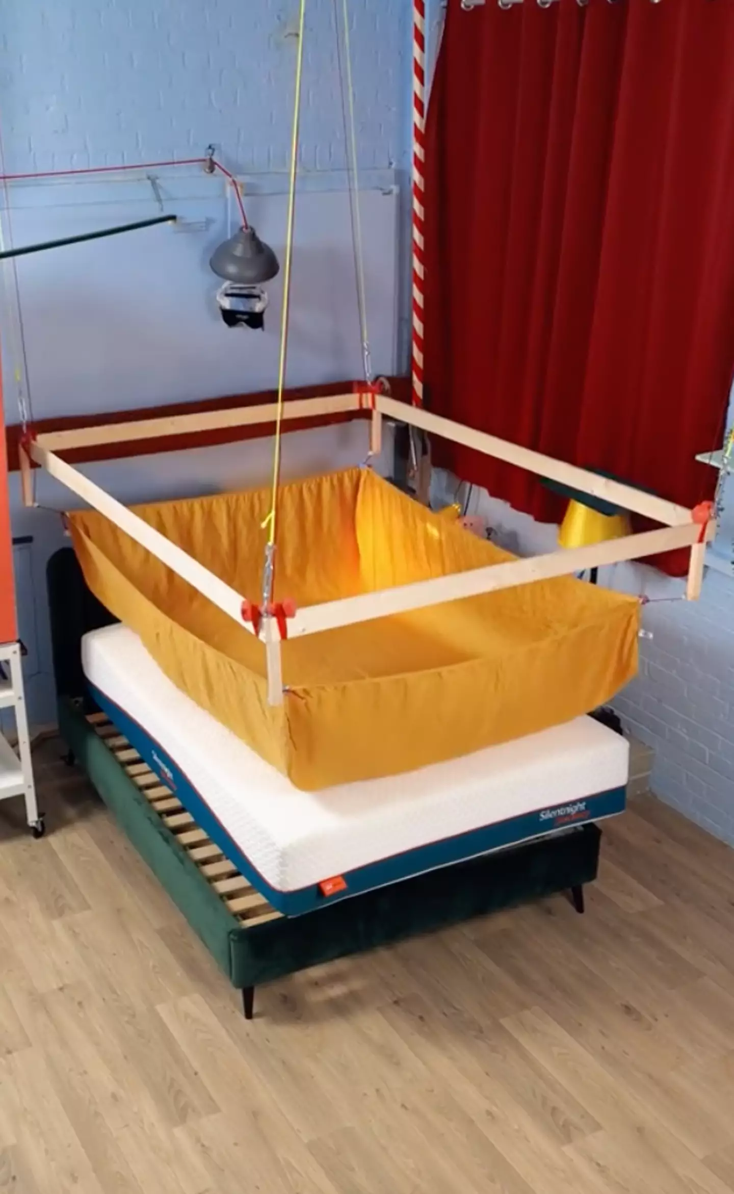 An inventor's 'bed-making' machine has gone viral across social media.