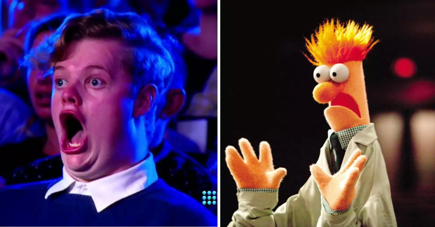 Josh's mouth drew comparisons to Beaker from The Muppets (