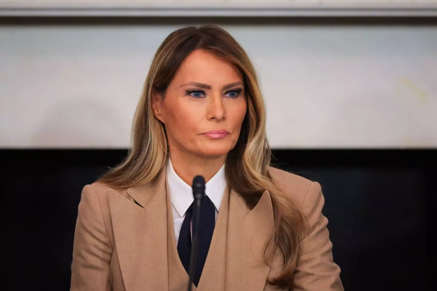 Trump revealed that Melania 'gets very upset' when he does such impersonations (Kayla Bartkowski / Staff / Getty Images)