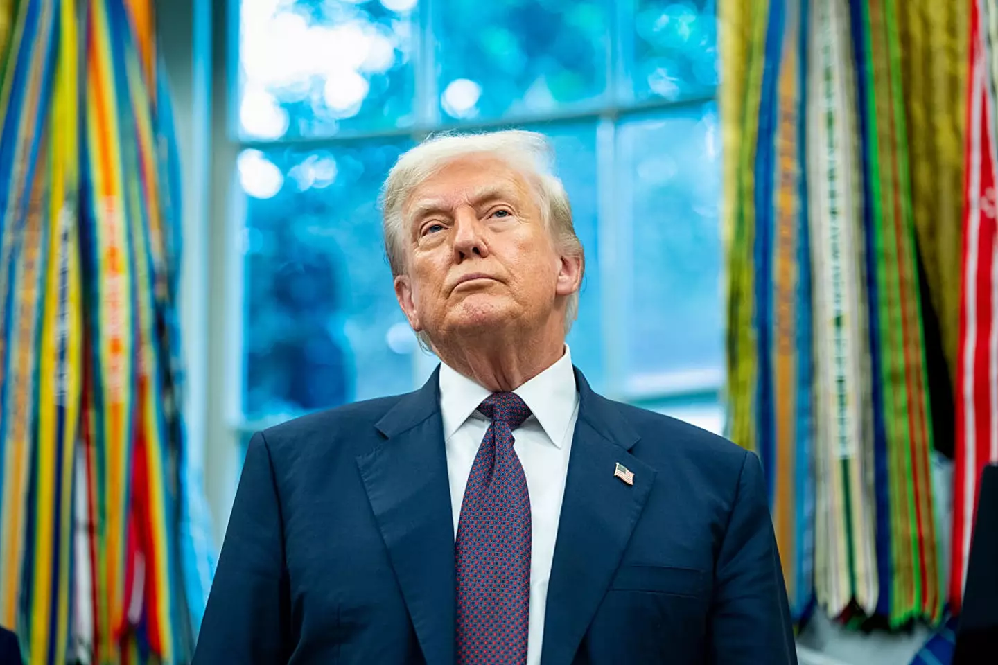 Donald Trump is reportedly considering whether to reclassify marijuana in the US (Bloomberg/Getty Images)