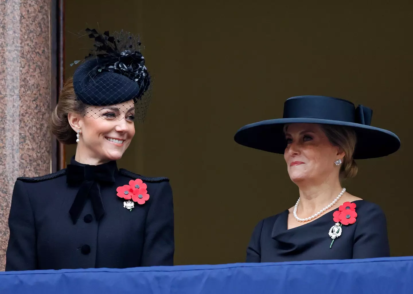 Kate was seen on the Buckingham Palace balcony alongside Sophie, Duchess of Edinburgh at the weekend (Max Mumby/Indigo/Getty Images)