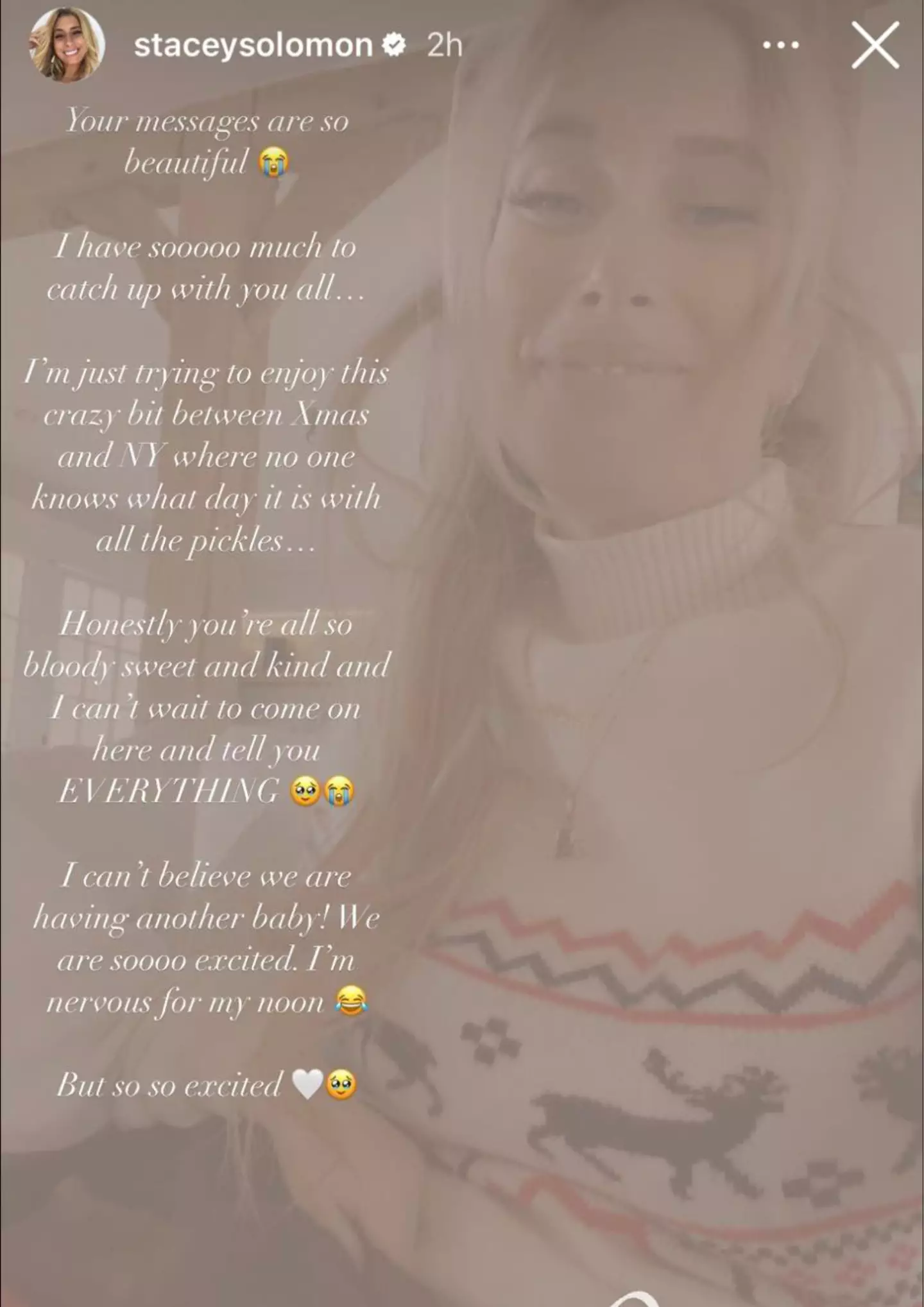 Stacey confessed she's 'a bit nervous for her noon'.