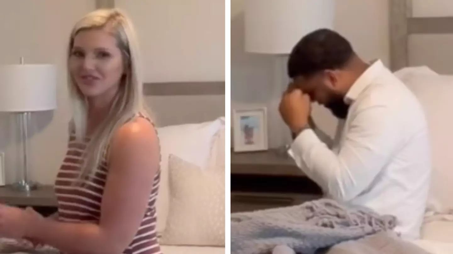Man screams 'no' when his wife reveals that she's pregnant with their fourth child