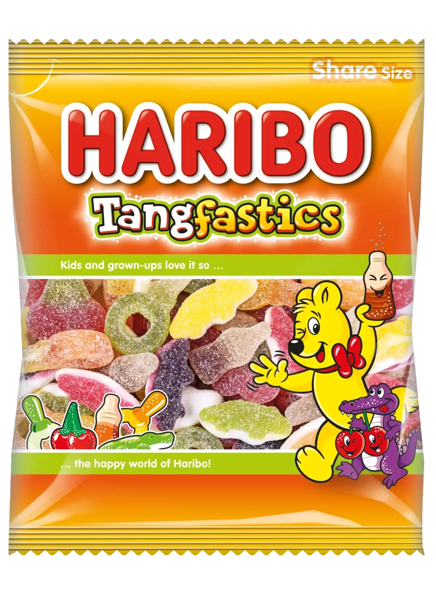 Redditers have been stunned after clocking what the 'key' sweet is in Haribo's Tangfastics mix (Haribo)