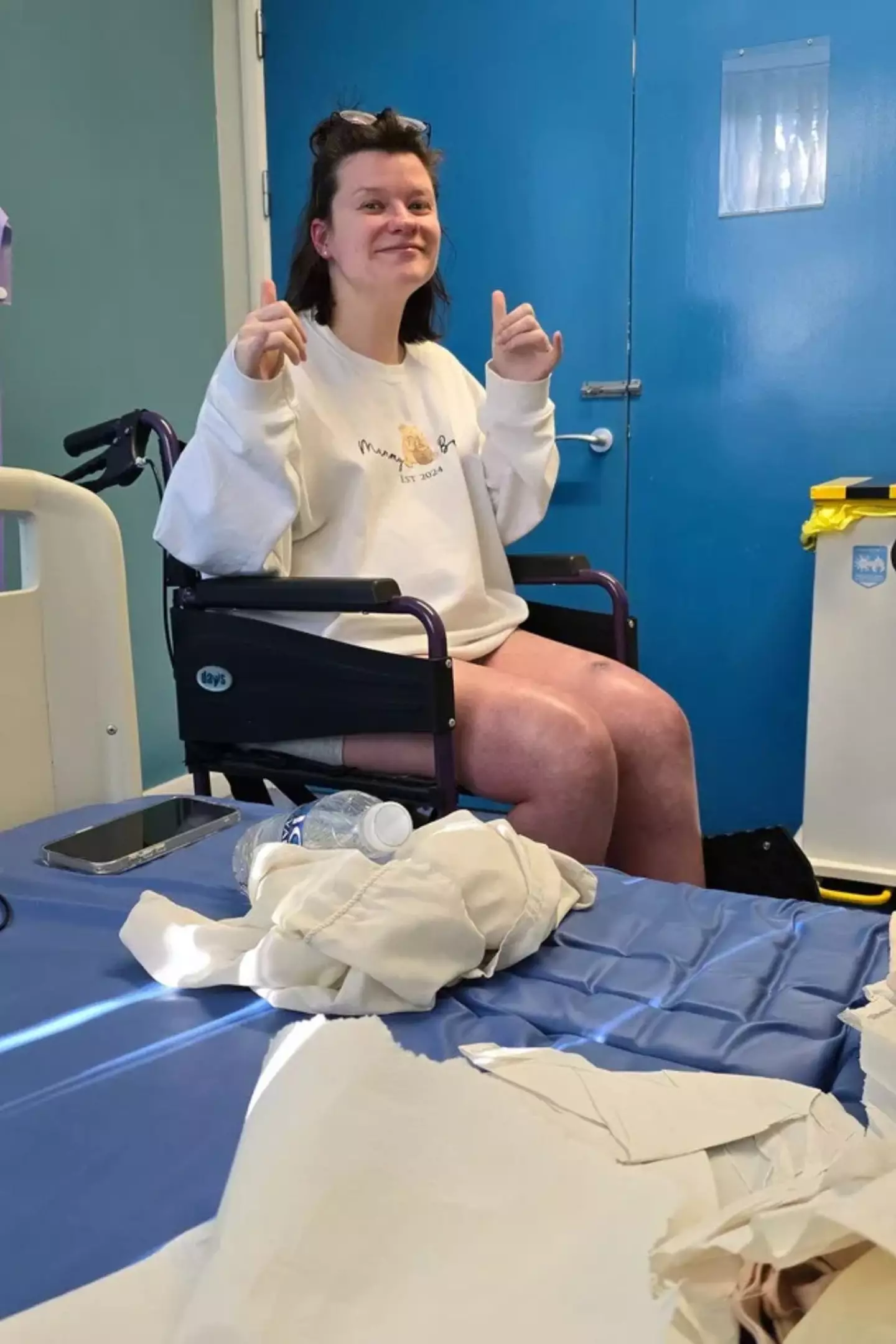 Rachel Bradford first developed symptoms in her 24th week of her second pregnancy (GoFundMe)