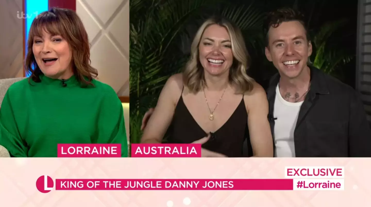 Danny's wife Georgia revealed she wasn't a fan of the beard and moustache (ITV)