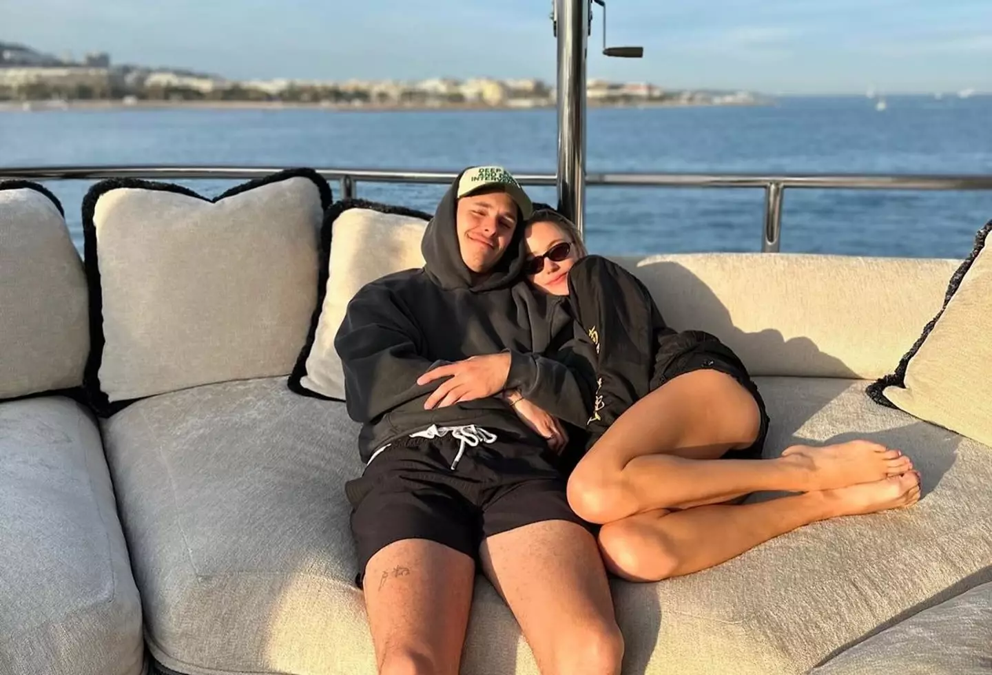 Maika Monroe with new boyfriend Dalton Gomez. (Instagram/@maikamonroe)