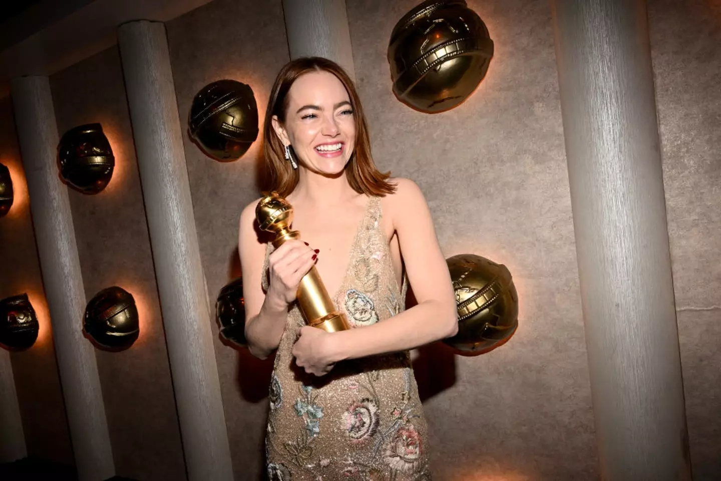 She was mortified at the time as it was only the second day of shooting (Michael Buckner/Golden Globes 2024/Golden Globes 2024 via Getty Images)