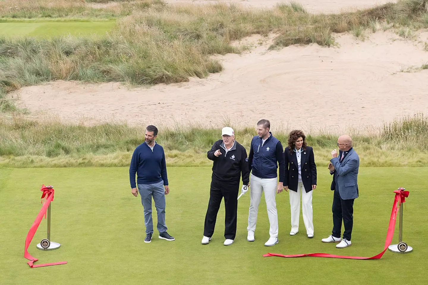 Trump opened a new golf course in Scotland (Chris Ratcliffe/Bloomberg via Getty Images)