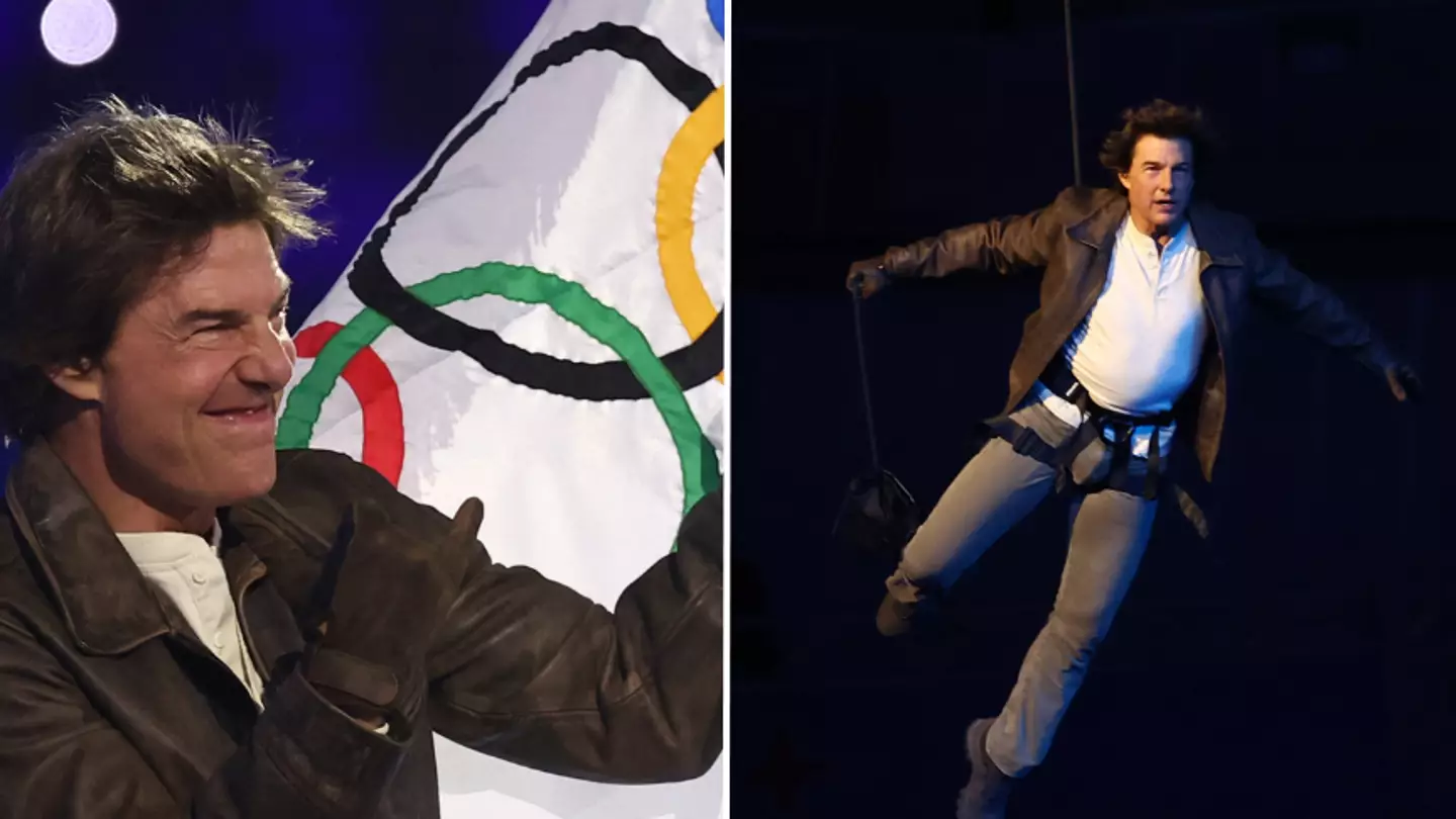 Olympics viewers have same complaint about Tom Cruise stunt during closing ceremony