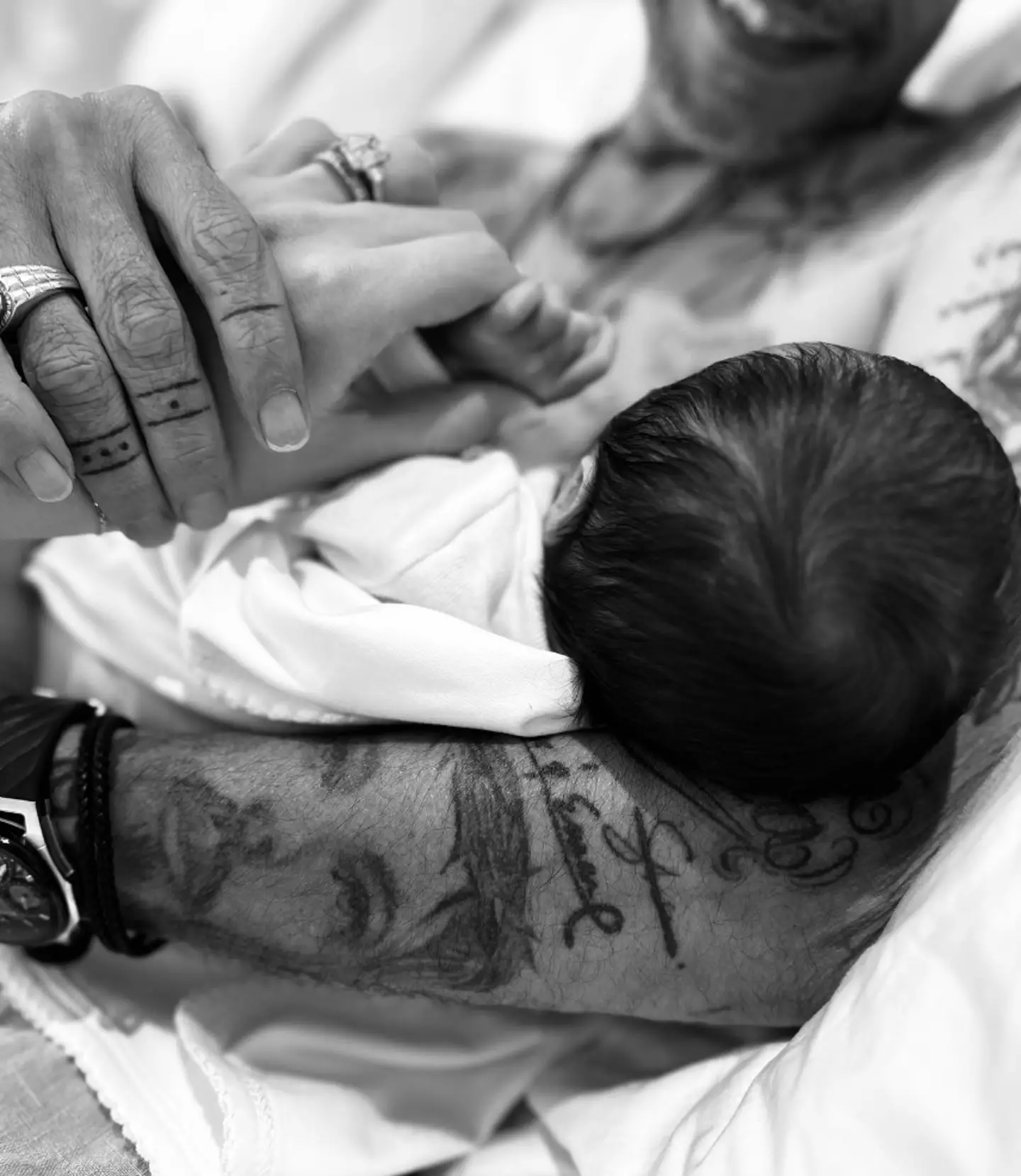 Marc Anthony and wife Nadia Ferreira have welcomed their first child together.