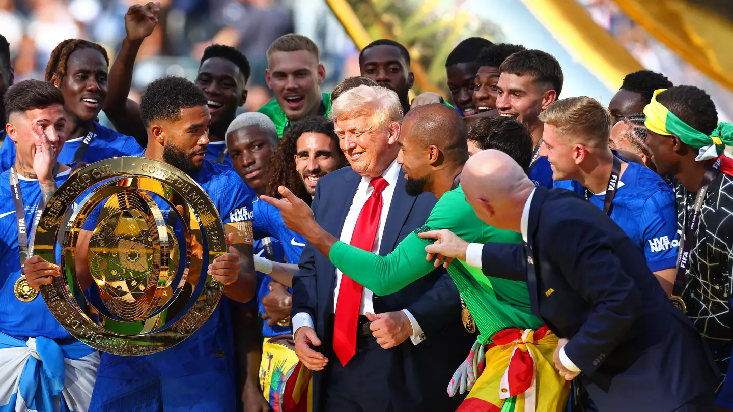 Donald Trump made surprising admission about trophy ceremony he gatecrashed and people are seriously confused