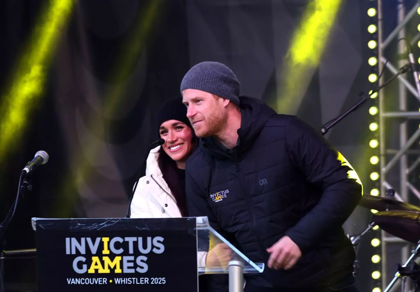 Meghan Markle and Prince Harry at the 2025 Invictus Games in Canada (Eric Charbonneau/Invictus Games Foundation via Getty Images)