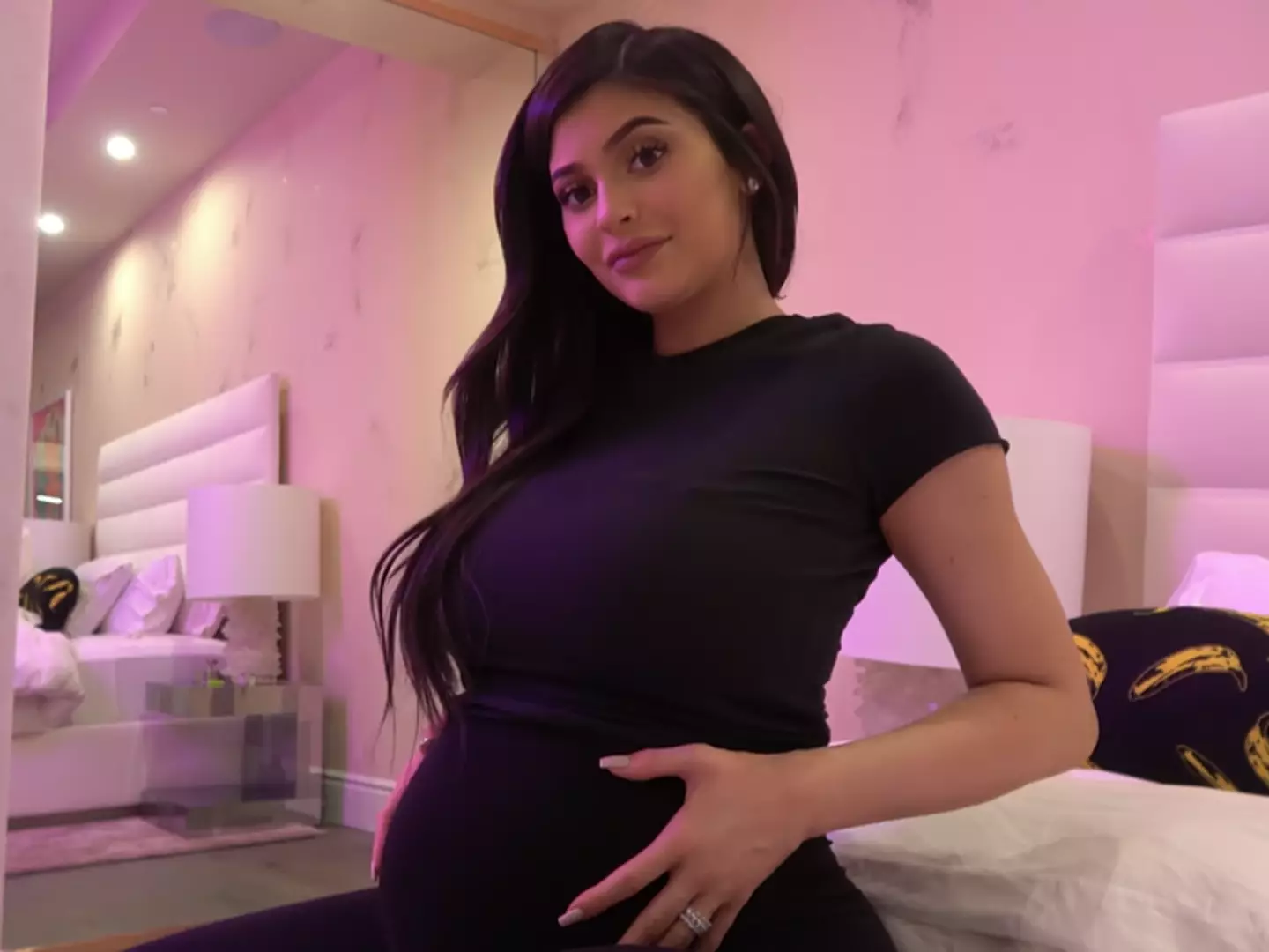 Kylie kept her baby news private last time (