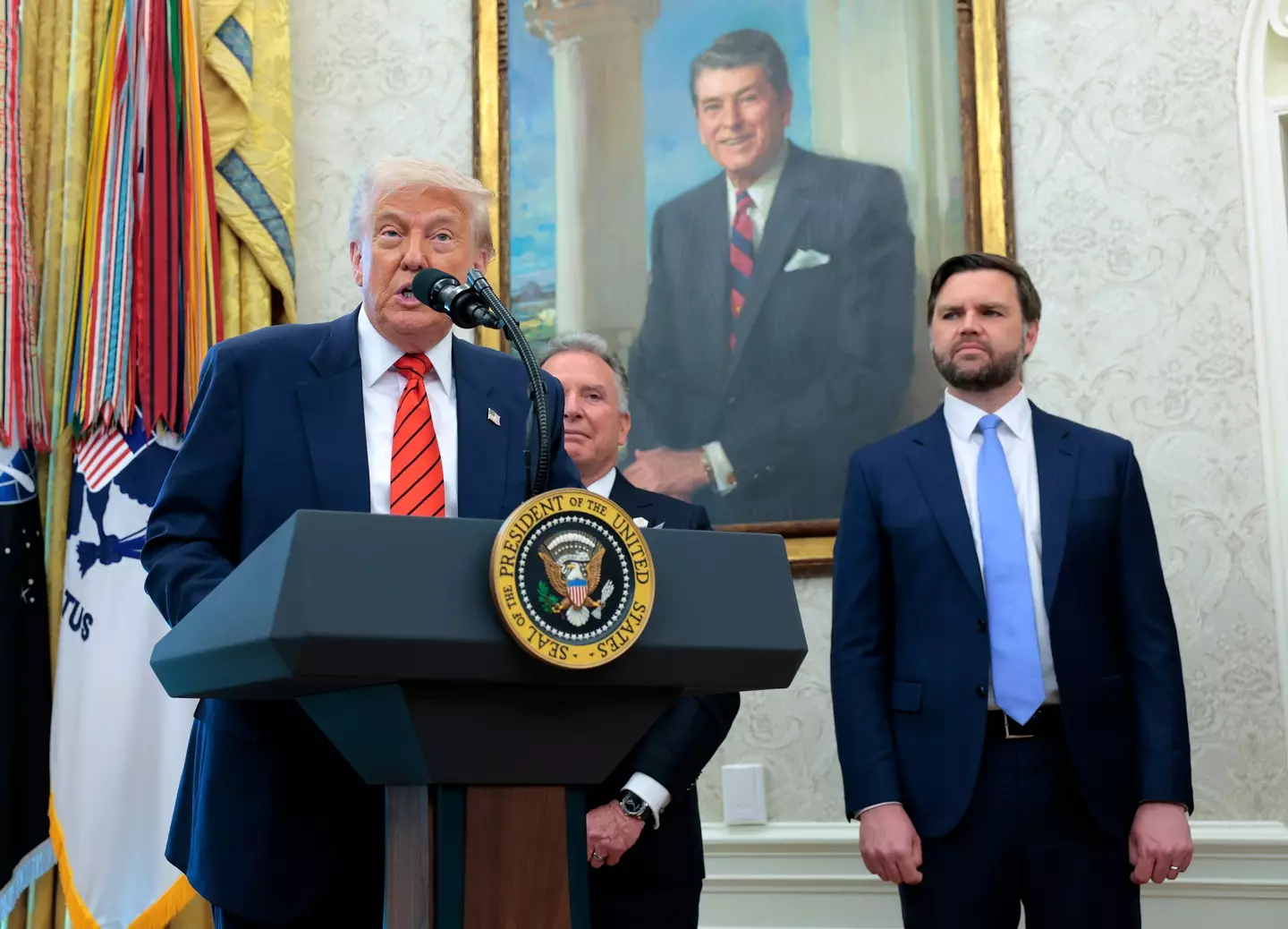 The Pope has spoken out against Trump and Vance several times (Anna Moneymaker/Getty Images)