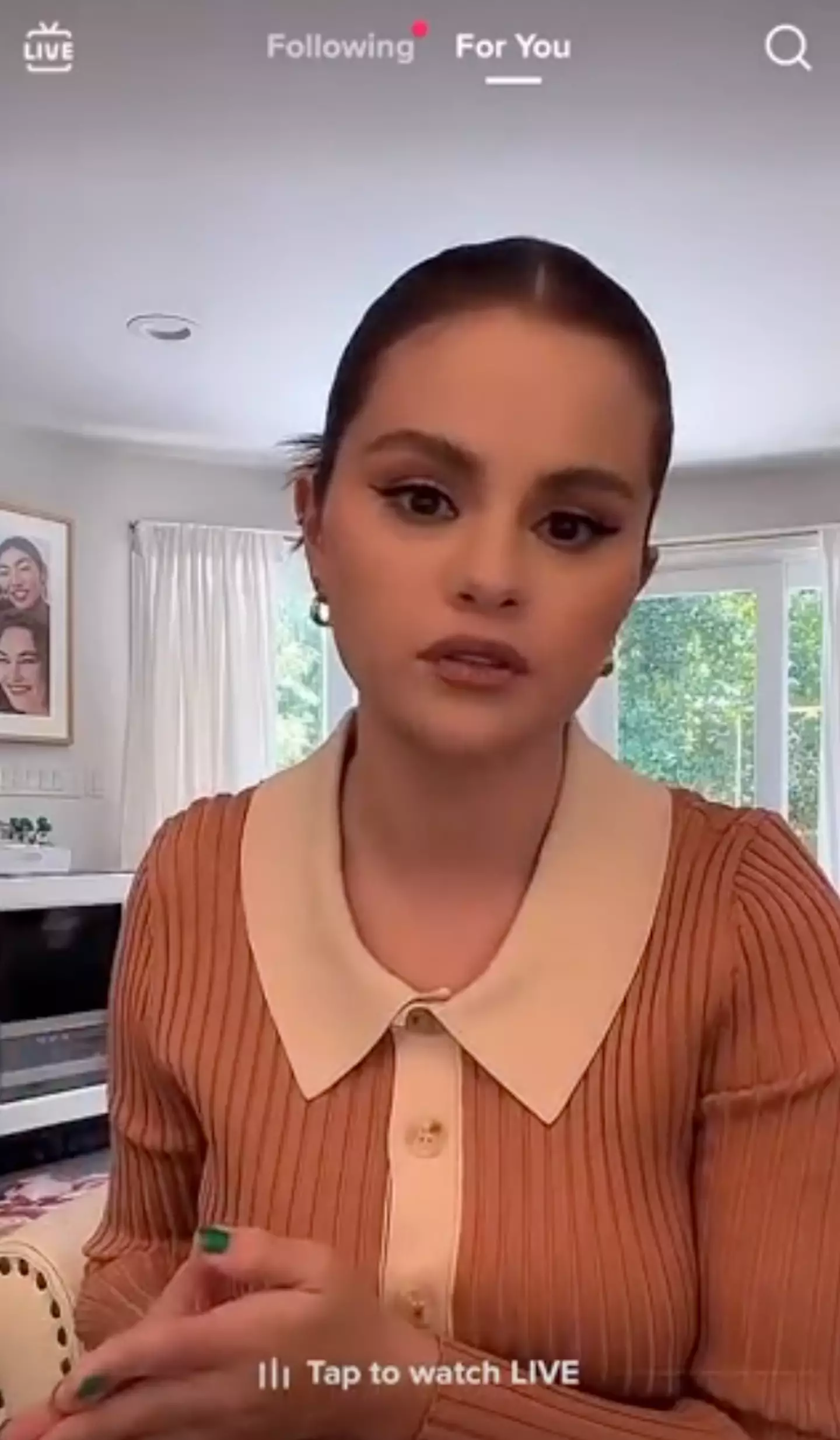 Selena Gomez addressed online hate on TikTok.