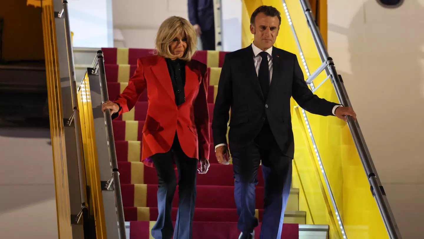 Emmanuel Macron breaks silence on viral video of wife appearing to ‘slap’ him on plane
