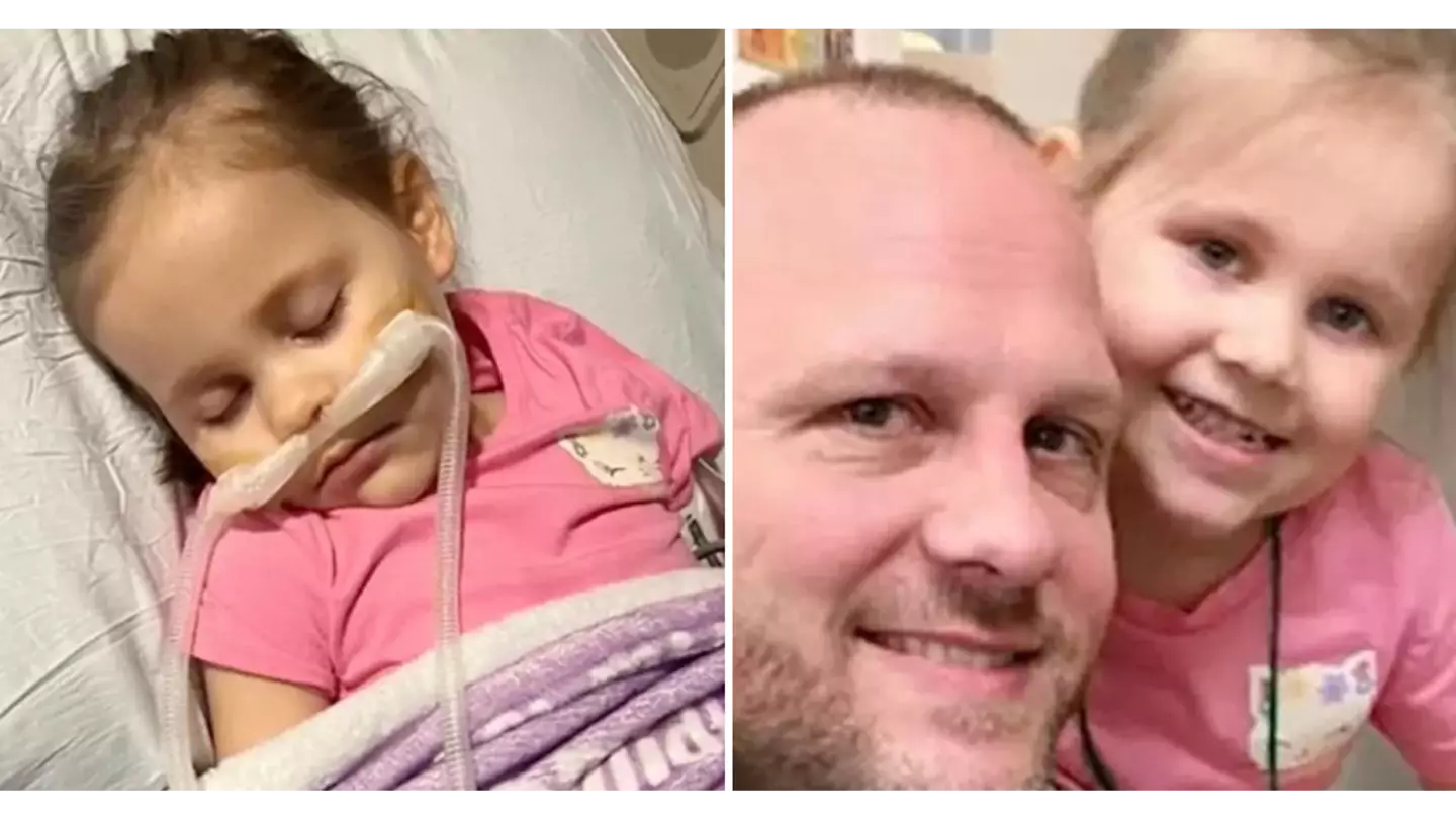 Four-year-old girl was left fighting for her life in a coma after doctors thought she just had a common cold