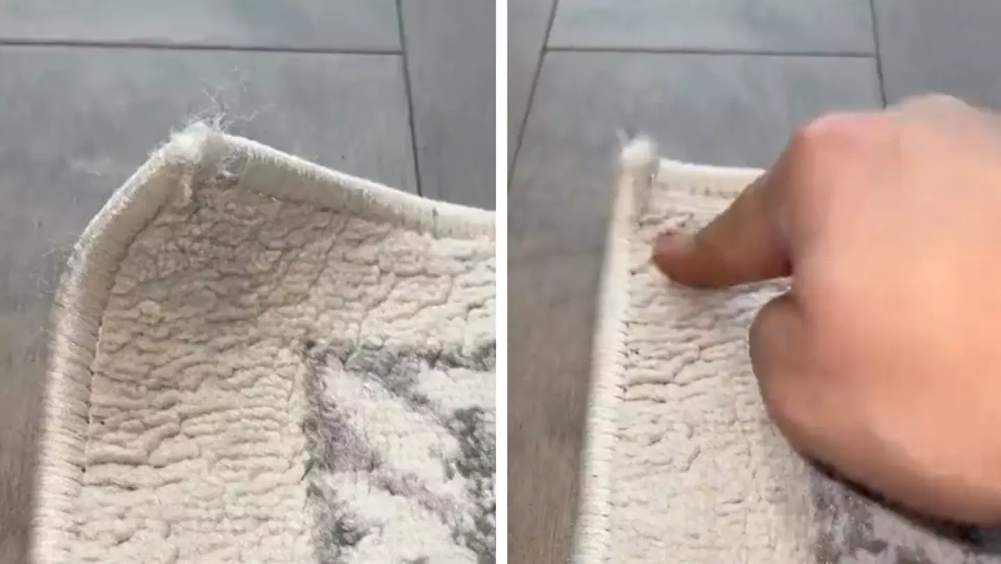 Man shares genius hack to get rug corners to stay flat
