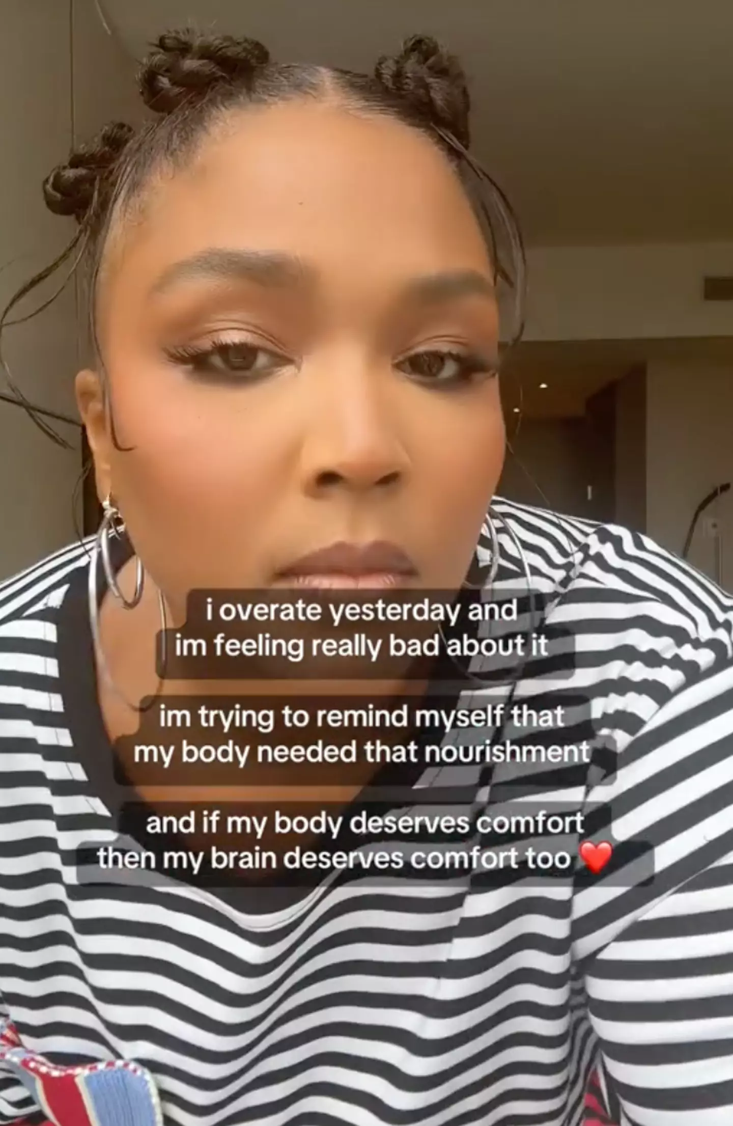 Lizzo took to TikTok to share the update with her adoring fans (TikTok/@lizzo)