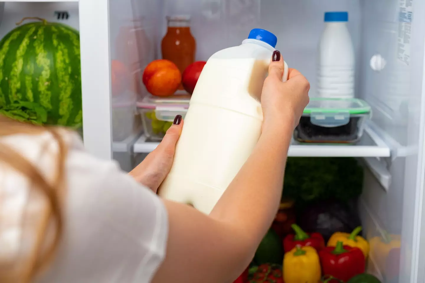Chris said milk could last longer stored away from the fridge door (