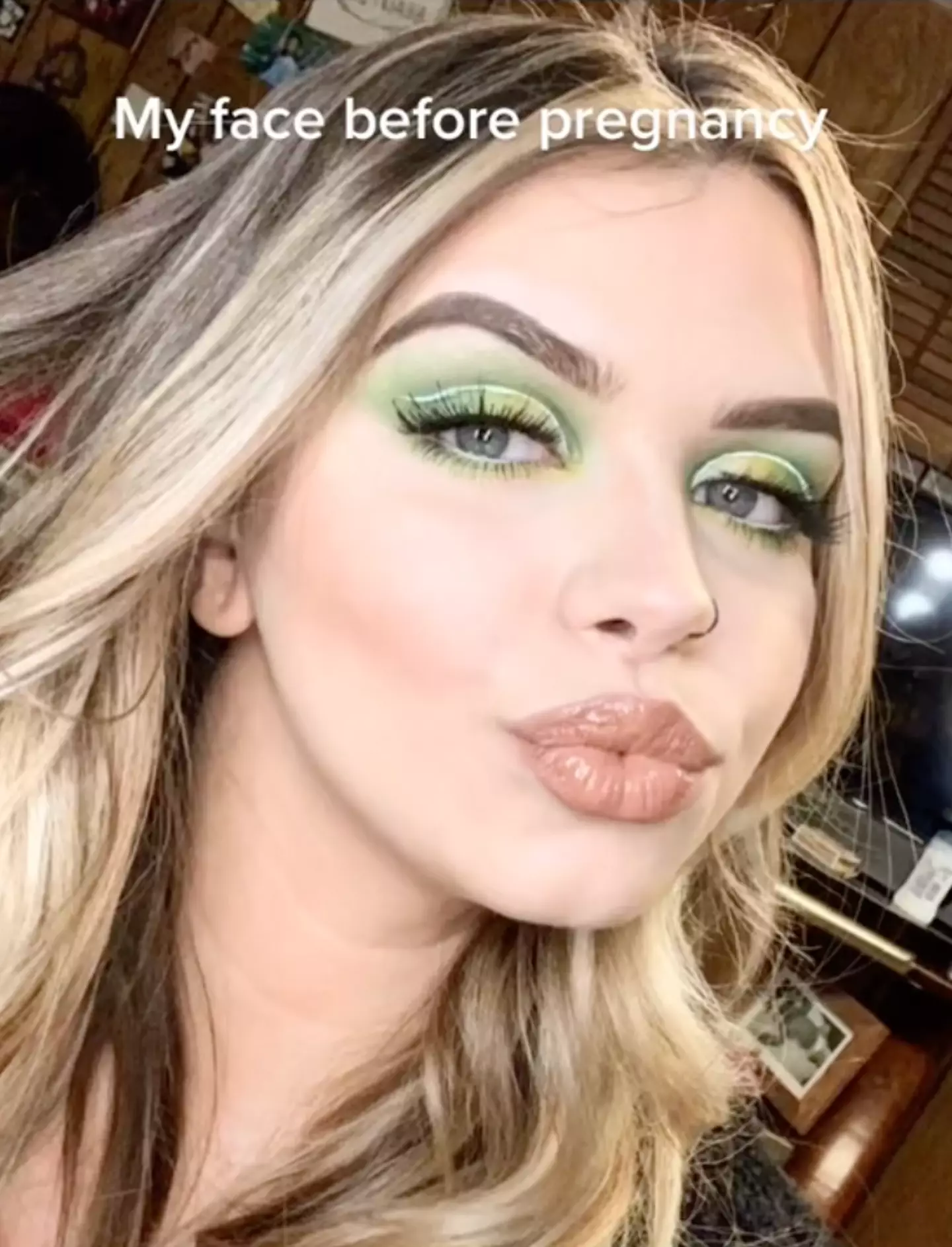 This TikTok creator shocked fans when she revealed how her face changed. (