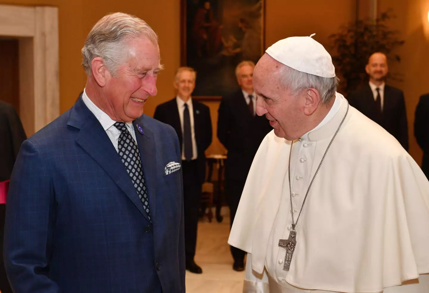 King Charles III has issued a statement following Pope Francis' death earlier this morning (21 April) (Pool / Pool / Getty Images)