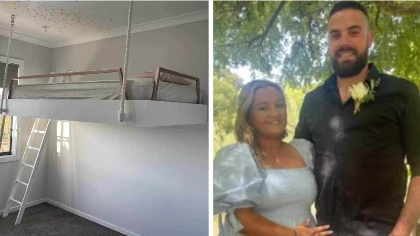 Mum faces backlash after showing off daughter’s new 'floating loft bed'