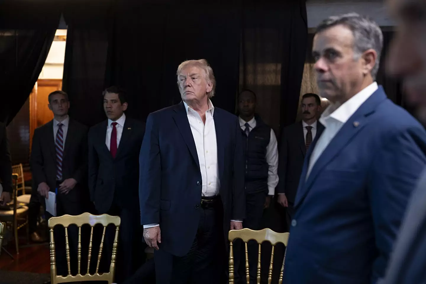 The images looked very tense indeed (Molly Riley/The White House via Getty Images)