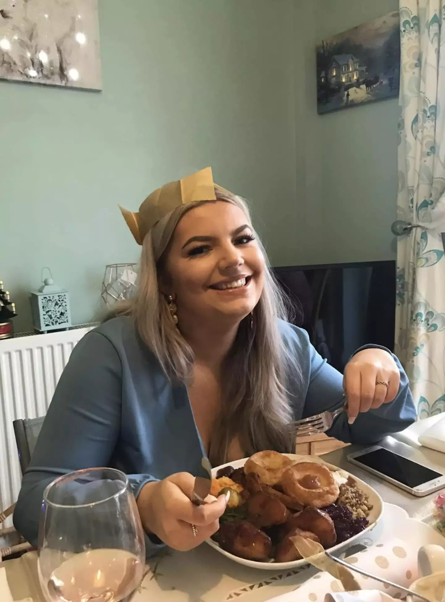 The 25-year-old experienced anaemia weight gain, bloating and pain (Kennedy News & Media)