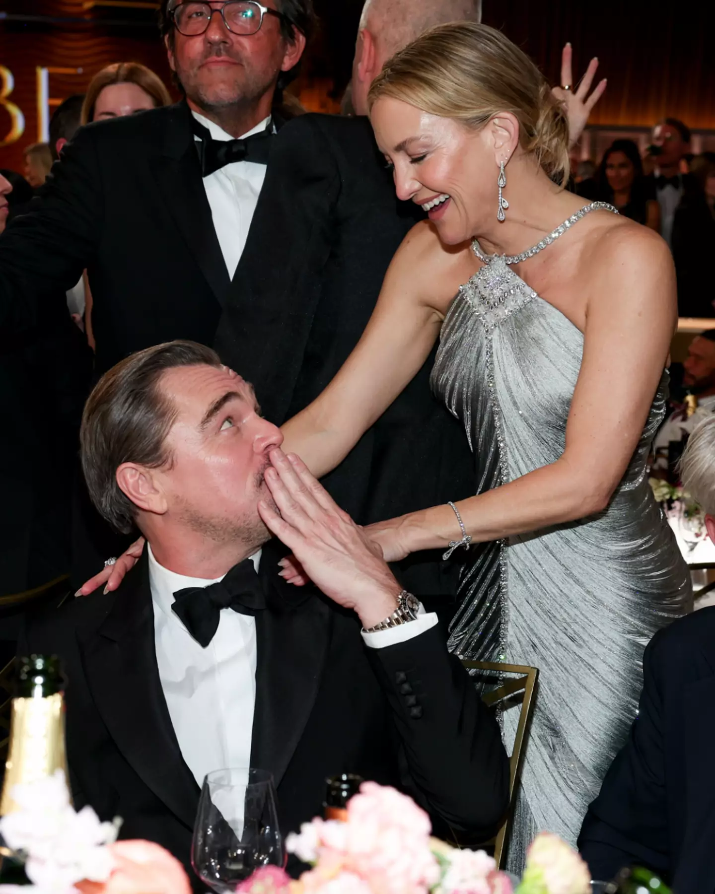 A clip of Leonardo DiCaprio at tonight's Golden Globes has gone viral (Christopher Polk/2026GG/Penske Media via Getty Image)