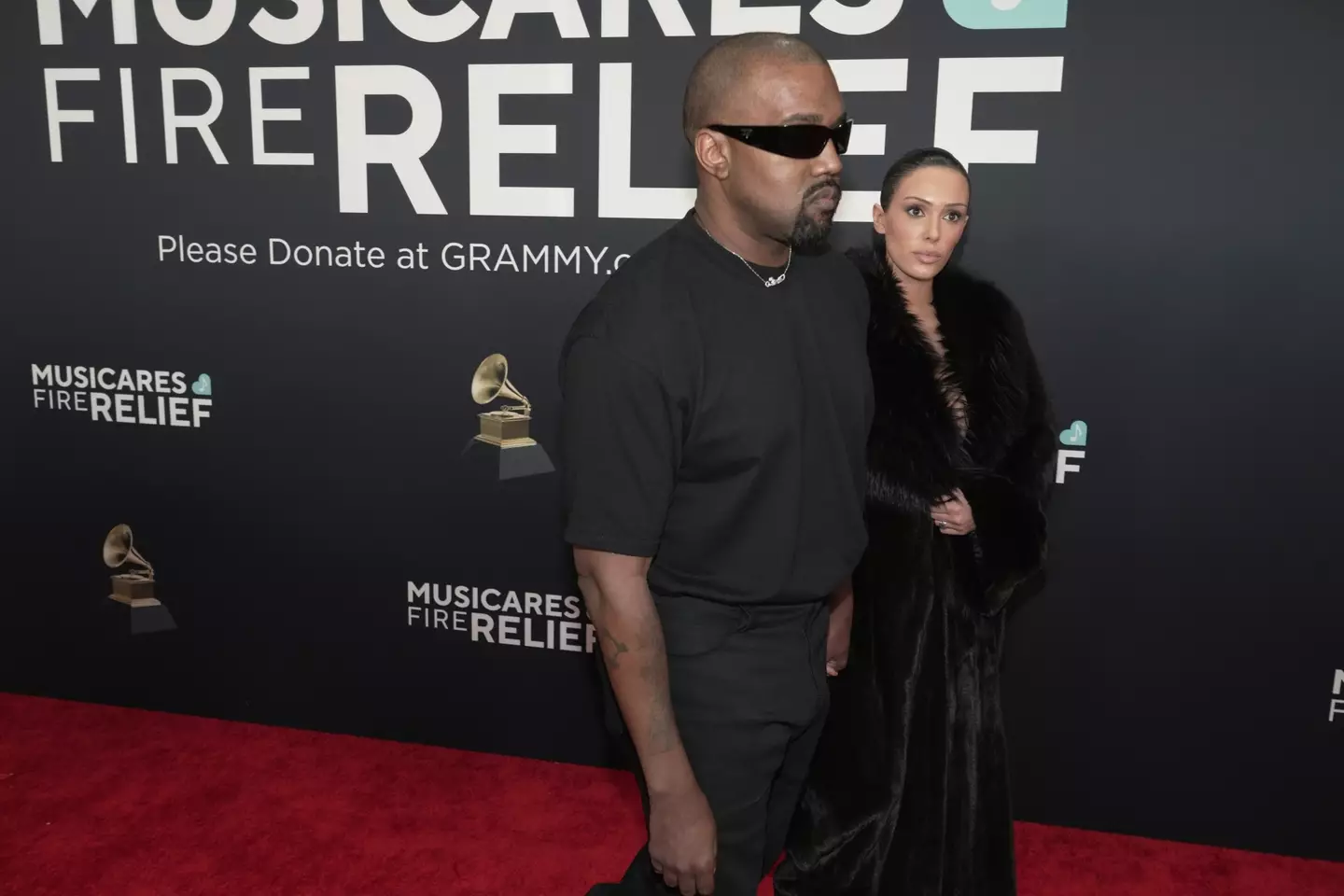 Kanye has already turned up to this year's ceremony with wife Bianca Censori (Jeff Kravitz/FilmMagic)